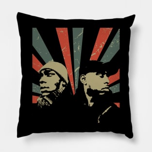 Black Star || Vintage Art Design || Exclusive Art Pillow