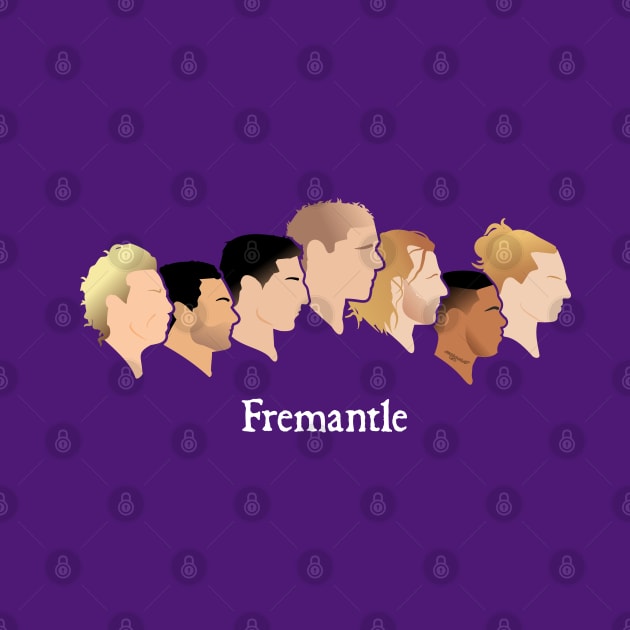 Fremantle Dockers Lineup Dark by CraigAhamil