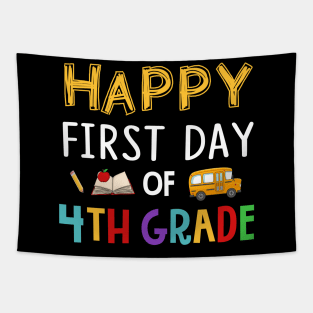 Happy First Day Of 4th Grade Tapestry
