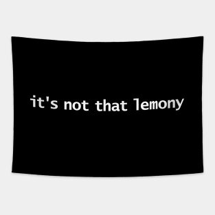 It's Not That Lemony Funny Succession Memes Tapestry