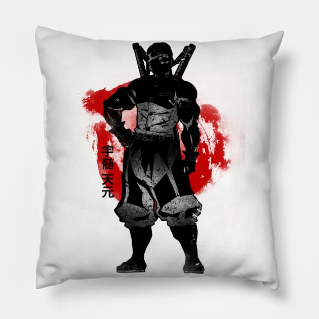 Crimson Sound Pillow by FanFreak