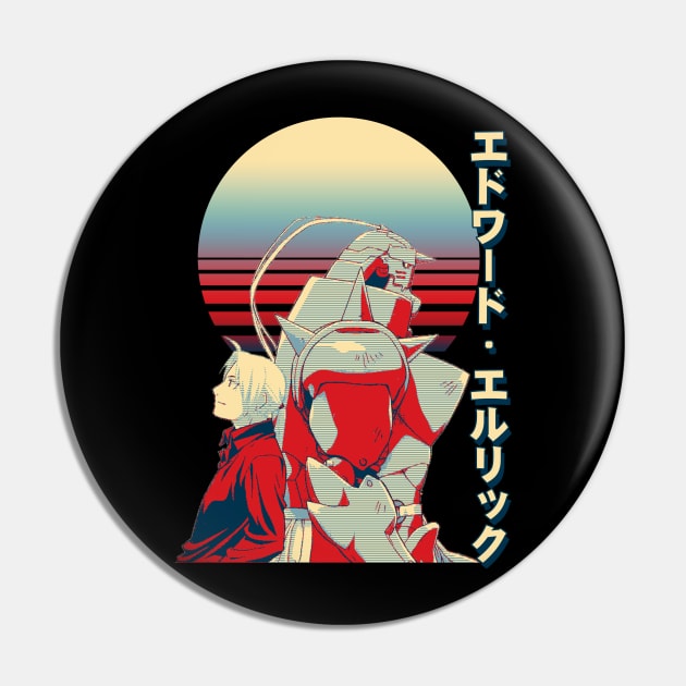 Edward Elric Pin by Retrostyle