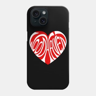 Red Woodhaven Heart Phone Case