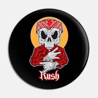 Skull Gangsta Rush Pin