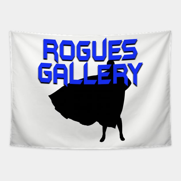 ROGUES GALLERY Male (Black Silhouette) Tapestry by Zombie Squad Clothing