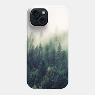 Foggy Forest View Phone Case