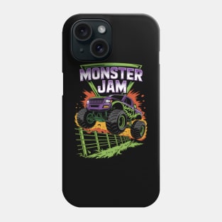 Monster Jam Grave Digger Kid Family Motorsports Phone Case