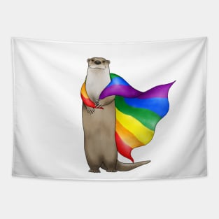 Pride Otter 3 Tapestry