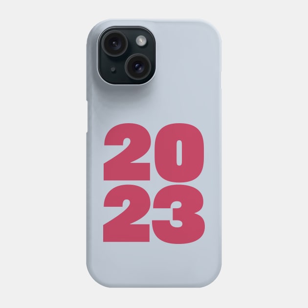 Color of the Year 2023 Viva Magenta Typography Phone Case by ellenhenryart