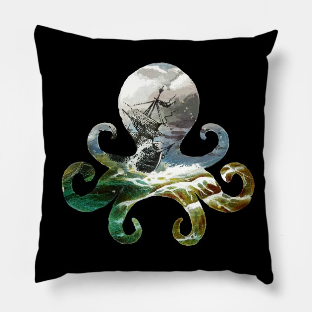 Octopus Sea Pillow by IvanJoh