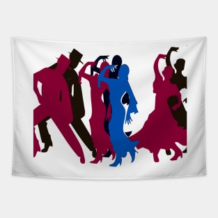 flaming flamenco 2 Tapestry