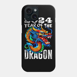 Chinese Lunar New Year Of The Dragon 2024 - Happy New Year 2024 Phone Case
