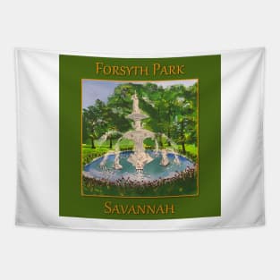 Forsyth Park in Savannah Georgia Tapestry