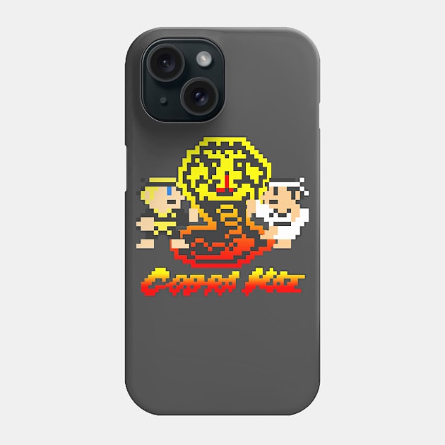 Cobra Kai Pixels Phone Case by coolpixels