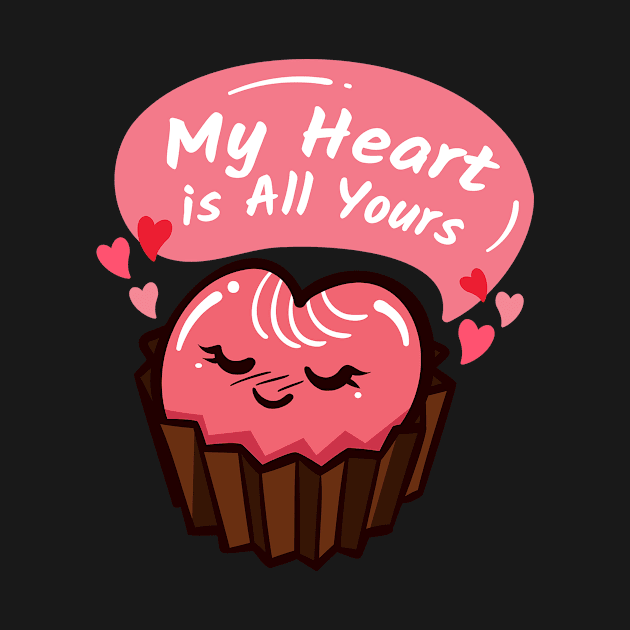 My heart is all yours | chocolate heart by Misfit04