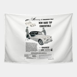 TRIUMPH TR2 - advert Tapestry