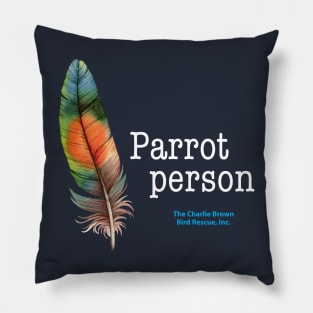 CB Parrot Person Pillow