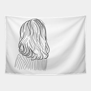 Girl art Tapestry