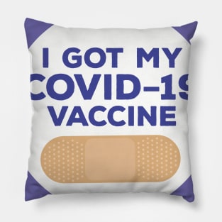 I Got My Covid-19 Vaccine Pillow