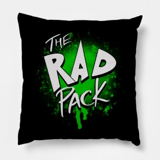 The Rad Pack Logo (Slime Pack) Pillow