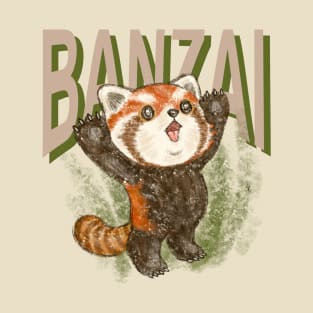 Banzai red panda T-Shirt