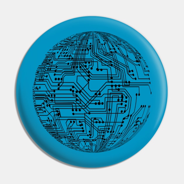 Circuit Ball Pin by SimoneSpagnuolo