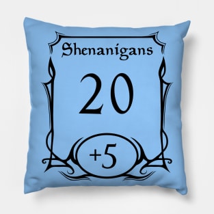 DnD Stat Shenanigans Pillow