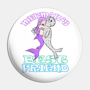 Mermaid's Best Friend Pin