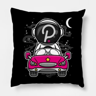 Astronaut Car Polkadot DOT Coin To The Moon Crypto Token Cryptocurrency Wallet Birthday Gift For Men Women Kids Pillow