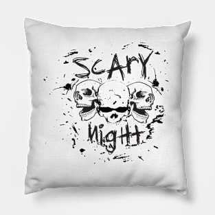 scary night Pillow