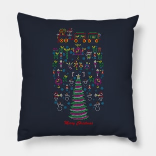 Philadelphia Department Store Christmas Lightshow Pillow