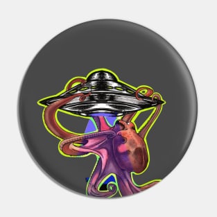 Octopus Abduction Pin