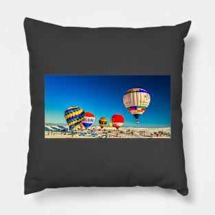 White Sands Hot Air Balloon Invitational Pillow