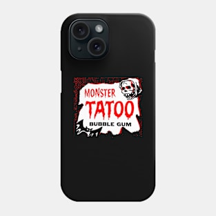 Monster Tatoo Bubble Gum Phone Case