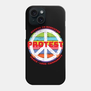 Hippie in disguise Protest Phone Case