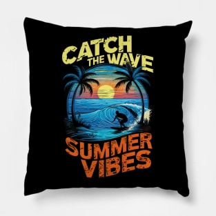 Catch the Wave - Summer Vibes Pillow