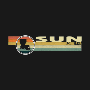 Sun Louisiana vintage 1980s style T-Shirt