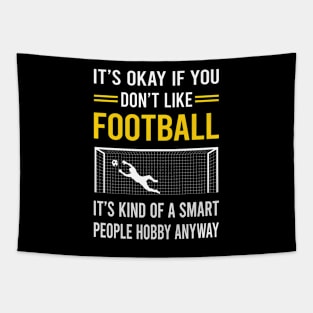 Smart People Hobby Football Tapestry