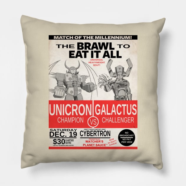 The Brawl to Eat It All! Pillow by ShinGallon