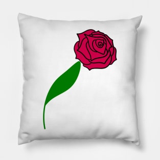 Red Rose Pillow