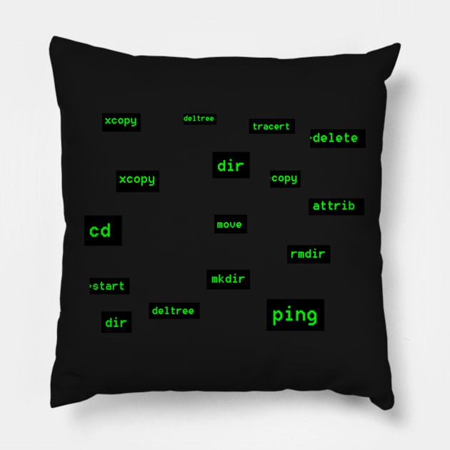 CMDCommandsv1.0 Pillow by findingNull