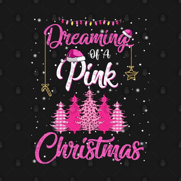 Dreaming Of A Pink Christmas Cute Pink Christmas Trees by egcreations