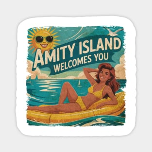 Amity Island Welcomes You Magnet
