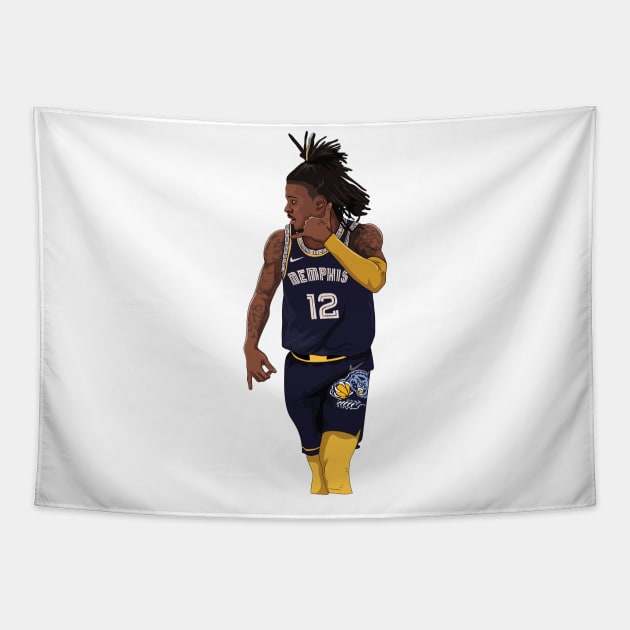 Ja Morant Tapestry by xavierjfong