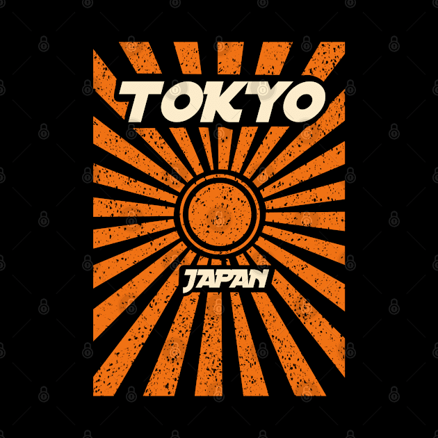 Retro Tokyo Japan by Mewzeek_T