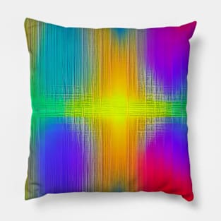 Rainbow Color Lines Pillow