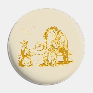 Great Mammoth & Co In Gold Pin