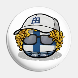 Windows95 Man Finland Eurovision Polandball Countryball Pin