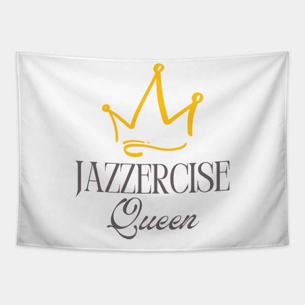 Jazzercise Queen Gray Tapestry by Tea Time Shop