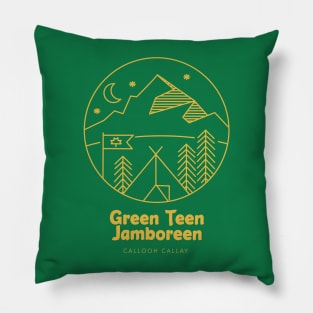 Green Teen Jamboreen Pillow